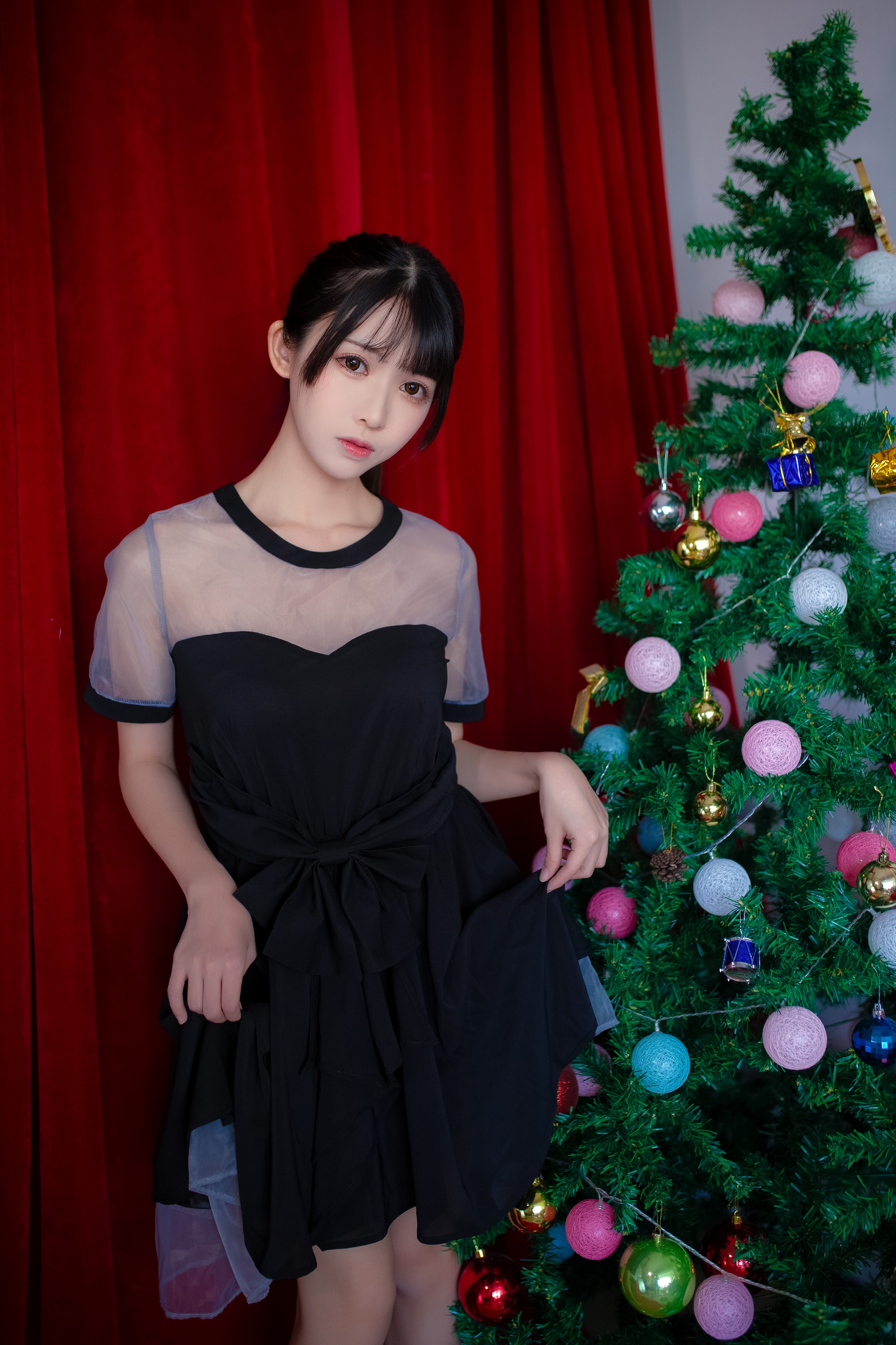 图片[1]-鳗鱼霏儿 – NO.013 加藤惠 礼服 [13P]-XikXak